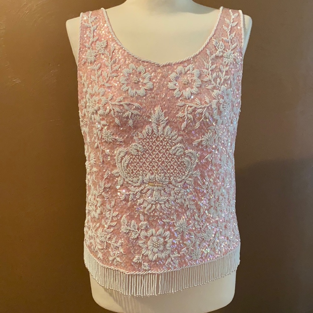 Vintage beaded top